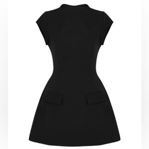 NEW ULTIMATE CAP SLEEVE BLACK MINI DRESS, medium, little black dress